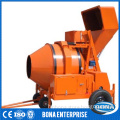 Portable electric driven or diesel engine powered concrete mixer